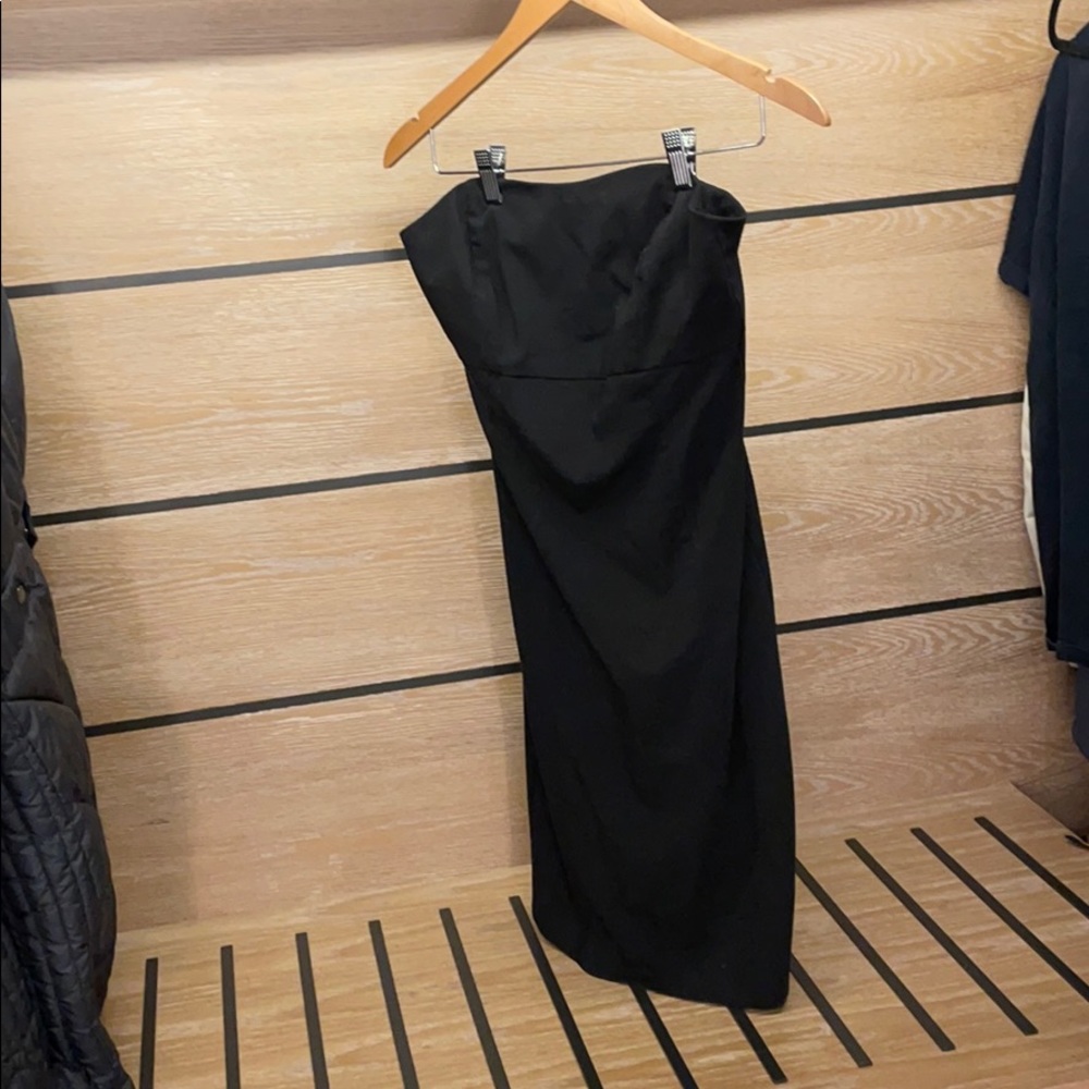 Black mini dress
